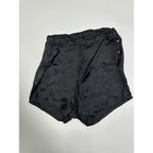 Vintage 1940s Black Rayon Tap Pants Side Snap High Waist Lingerie Shorts S