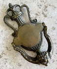 8 1 2  Antique C 1884 Victorian New Orleans Gargoyle Torchiere Doorknocker