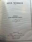 Vintage Max Webber Furniture And Antique Book- Lot Of 2
