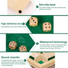 New 4-player Shut The Box Dice Game Wooden Family Party Porch Pub Bar Board Game