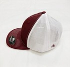 Pacific Headwear Flexfit Mesh Trucker Cap Maroon White Fits Youth 6 3 8 - 6 7 8