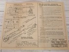 1947 Dooling Bros  Type F Proto Race Tether Car Letter   Instruction Blueprints