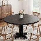 47 Inch Kitchen Table Round Dining Table For 4 Farmhouse For Home Dining Room