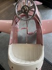 Airflow Collectibles Child s Pink Fantasy Flyer Metal Pedal Plane Airplane Used