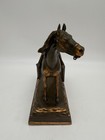 Vintage Bronze Western Estes Tarter Horse Statue With Saddle