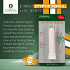Jumbo Styptic Pencil  Treat And Seal Shaving Cuts Instantly  Anti-hemorrhaging S