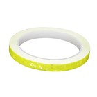 2x Yellow 26ft Roll 1cm Reflective Safety Tape Self Adhesive Pinstripe Sticker