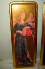 Italian Florentine Angel Gilt Plaques Hollywood Regency Florentia Large Vintage