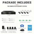  4mp Home Outdoor Wireless 4ch Nvr Wifi Cctv Security Camera System Waterproof