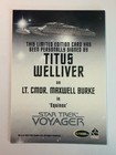 Star Trek Voyager Archives   Inscriptions Titus Welliver Bordered Autograph