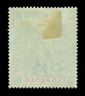 British Colonies  Barbados 1897 Victoria Jubilee Issue 10p Bl Grn Sc  88 Mint Mh