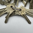 Vintage Almont Rekey Lot 4 Brass Padlocks   60 Schlage Primus Keys     Tested Rare