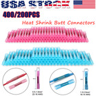 600 200x Heat Shrink But Connector Waterproof Electrical Wire Marine Butt Splice