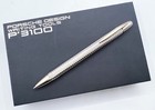 Nos Vintage Porsche Design Ballpoint Pen Tec Flex Silver Color With Box