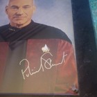 Star Trek Patrick Stewart As Picard Autograph Plaque Hand Signed Auto Scoreboard