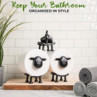 Sheep Toilet Roll Holder - Funny Toilet Paper Holder Free Standing Bathroom Set