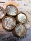 Lot Of 5 1878-1893 Cc Morgan American Silver Dollars - Uncirculated Mixed Dates