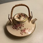 Vintage Japanese  Kpc rpc  Kyoto  Satsuma 2 1 4  Tall Mini Teapot 