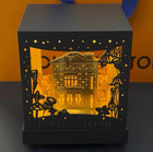 Louis Vuitton 2025 Christmas Led 3d Metallic Light Ornament   Decoration Set