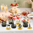 Happy 60th Anniversary Decorations Table Honeycomb Centerpiece  8pcs 60 Wedding