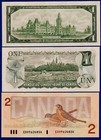 Canada 1967   1973   1986 Set -  1    2  Qe Ii - Aunc Notes - Free Shipping         