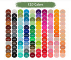 Dual Tip Alcohol Markers 120 Colors Set  Art Drawing Sketching Coloring Pens