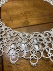Vintage Handmade Tatting Off White Neck collar Lace