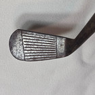 Antique Spalding Mashie Hickory Shaft Golf Club Forged Iron Vintage Golf Rh