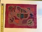 Panamanian Mola Handcrafted Textile Panel With Unique Design Hand Sewn By Kuna