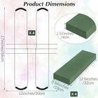 4 Pack Headstone Flower Saddle With Floral Foam 17 X 12 Inch Gravestone Saddle 