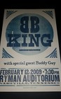 Bb King   Buddy Guy Ryman Hatch Show Print Nashville 2009 Tour Poster Blues 