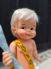 Ideal Toys Bamm Bamm Flintstones Doll 17  Vintage 1963