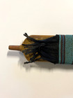 Antique Native American Indian Beaded Wood Puzzle Pipe Stem   Coa  1880 -1900