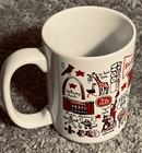 St Louis Anheuser-busch Brewery Mug Julia Gash Coffee Cup White Red Budweiser