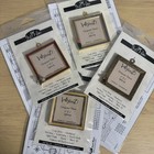 Lot Of 4 Seasons Spells By Just Nan Cross Stitch Whimzi W frames Limited Edition
