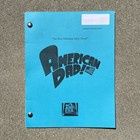American Dad Set 2005 Production Used Table Draft Scripts Christmas Episode 