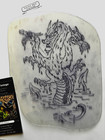Mike Malone Original Acetate Tattoo Stencil- Big Dragon Hydra  Vintage 1980 s