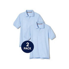 French Toast Unisex 2-pack Short Sleeve Pique Polo - School Uniform