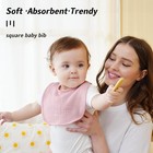 Muslin Baby Bibs 6-pack Baby Drool Bandana Bibs For Baby Girls Boys Infant Newbo
