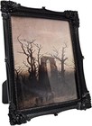 8x10 Vintage Picture Frame  Antique Black Ornate Photo Frame For Wall Hanging Or