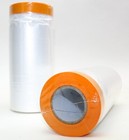 Pre-taped Plastic Masking Film Roll 1 2  Masking Tape  42  X 65   Painters Auto