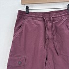 Levi s Jogger Cargo Pants Mens Medium Red Elastic Cuff Drawstring Stretch Casual