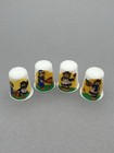Raggedy Ann And Andy Fine Bone China Thimbles Full Set Of Eight