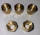 Lot Of 5 Spraying Systems 4676-1 4  1 4    Brass Tee Jet Outlet Adapter