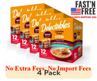  4 Pack  Delectables Stew Senior 10  Variety Pack Lickable Cat Treats  12-pack