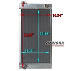 Radiator 22482277 Fit Ingersoll Rand Air Compressor C185wkub T4i-d95 Doosan P185