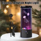 Led Jellyfish Lamp 5v- Usb Jellyfish Lamp Electric Aquarium Mood Night   Gift