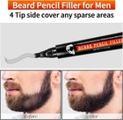 Beard Shaper Tool Kit For Men Shaping Template Scissors Razor Comb Pencil