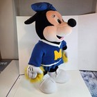 Walt Disney World Minnie Mouse Cheerleader Plush 32  Blue M Outfit Oversized