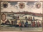 Nvrnberg Noren Berga Nurnberg Coat Of Arms Family Crest Plaque Framed Vtg Print